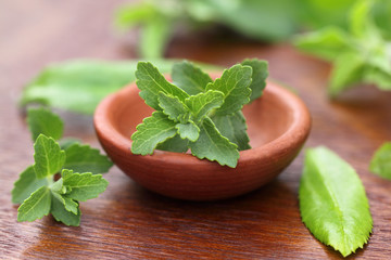 Stevia with other medicinal herbs