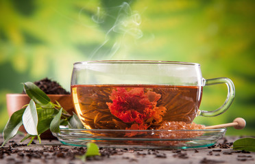 Blooming tea