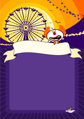 Obraz premium Carnival at Halloween night