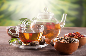 Blooming tea