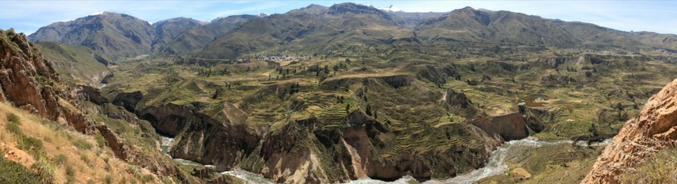 Der Colca Canyon In Peru