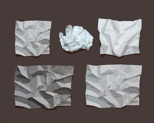 Texture of crumpled paper