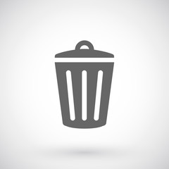 Trash can icon
