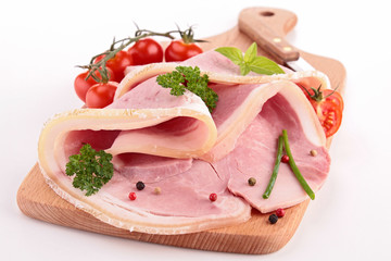 board with ham