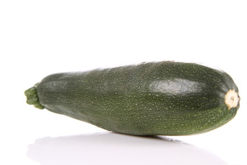 Zucchini on a white background