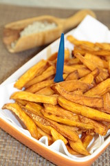frites de patates douces