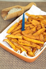 frites de patates douces