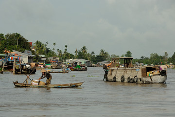 mekong delta - floating market