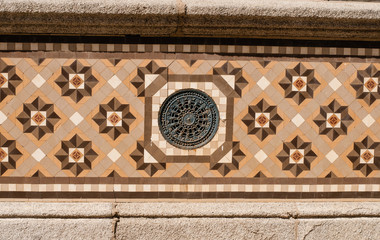 Portuguese ceramic tile painting