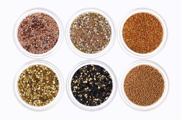 Gold glitter background