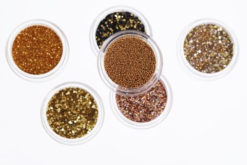 Gold glitter background