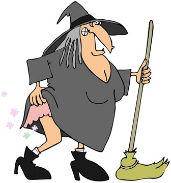 Witch with gas