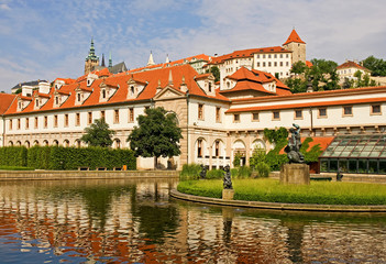 Fototapeta premium The Wallenstein garden.Prague.Czech republic.
