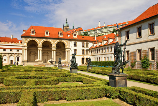 The Wallenstein garden.Prague.Czech republic.