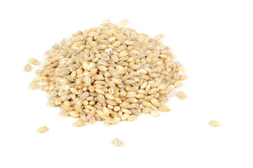 Pearl Barley Isolated on White Background