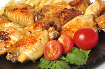 Alitas de pollo al detalle