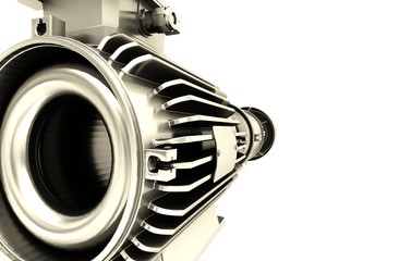 Meccanica, motore, turbina, rotore, elementi, esploso © LaCozza