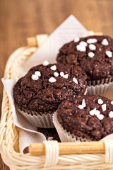 Vegan chocolate muffins