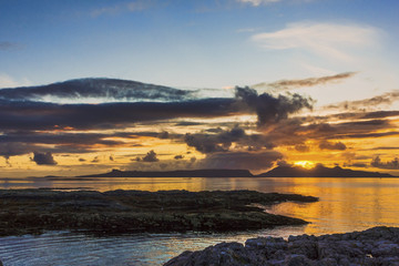 Sunset over the Inner Hebrides