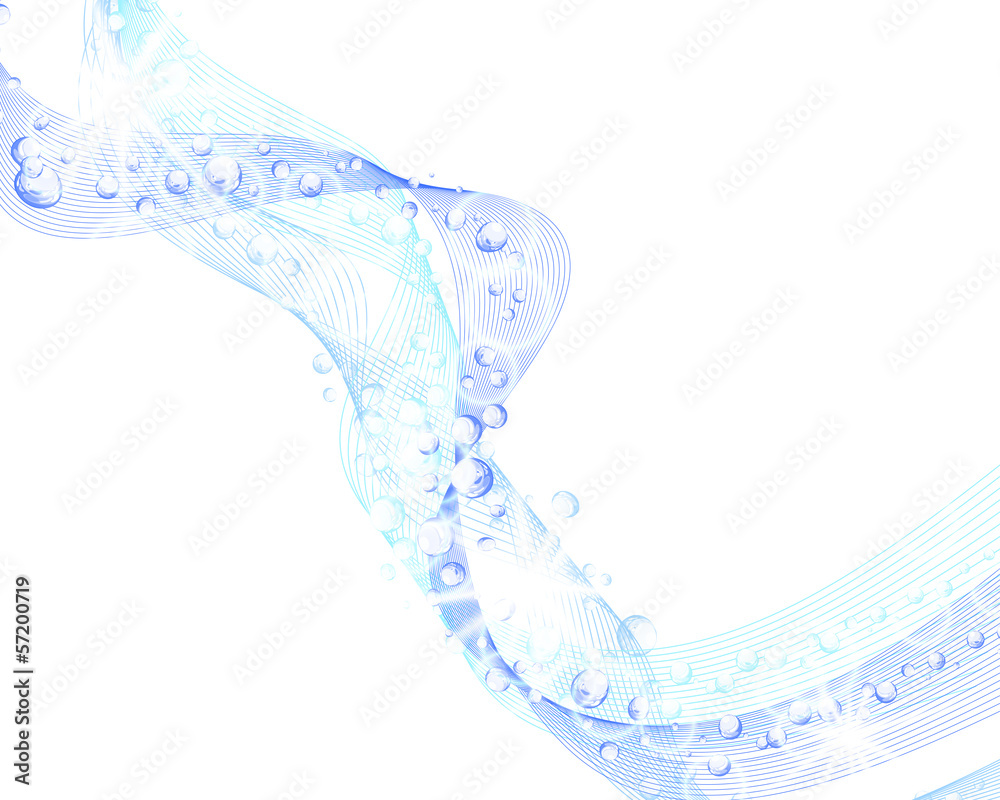 Sticker water ripple background