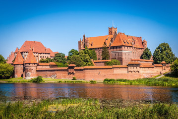 Zamek Krzyżacki  Malbork - obrazy, fototapety, plakaty