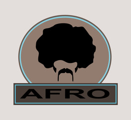 afro label template