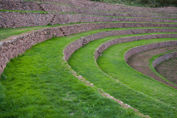 Terraces at Moray, Sacred Valley, Peru