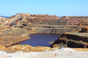 Corta Atalaya, the largest open pit mine in Europe