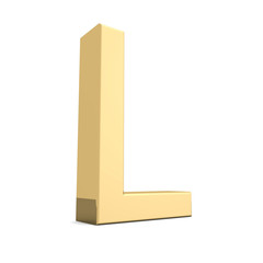 Gold letter L