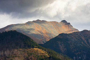 eeriness mountain landscape, Tatry, Poland © dziewul