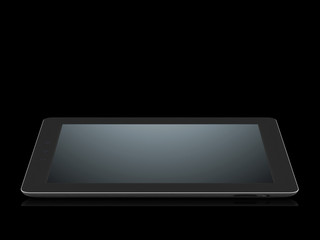 black tablet pc
