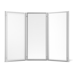 Folding screen banner