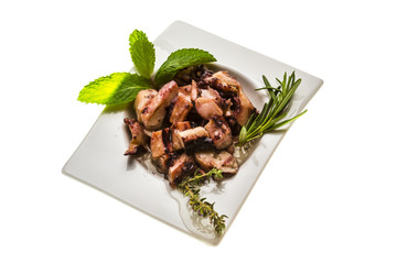 Grilled octopus
