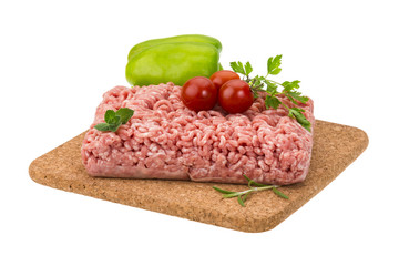Stuffed raw meat