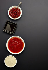 various sauces