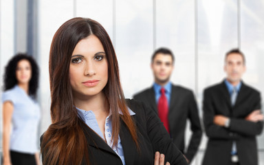 Confident businesswoman portrait