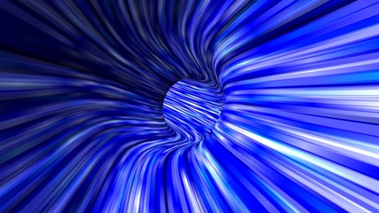 Abstract blue 3d tunnel background