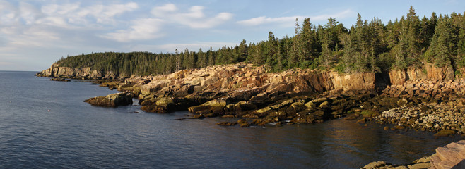 Otter Cliffs Dawn Panorama