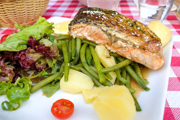 grilled salmon