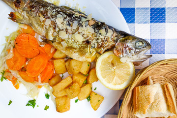 delicious plate of fish