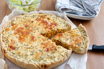 Kürbis Quiche Lorraine