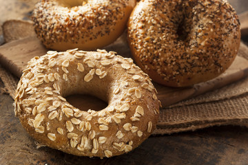 Healthy Organic Whole Grain Bagel