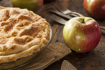 Homemade Organic Apple Pie Dessert