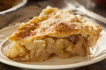 Homemade Organic Apple Pie Dessert