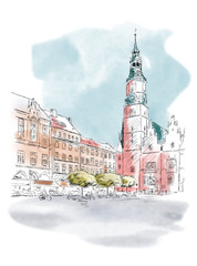 Breslau-Wroclaw - obrazy, fototapety, plakaty