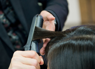 Fototapeta premium hairdresser salon