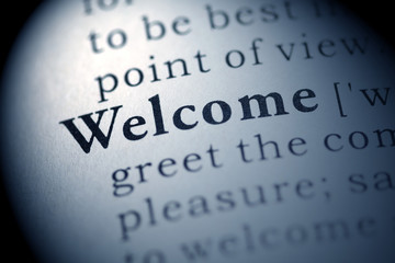 Obraz premium Welcome