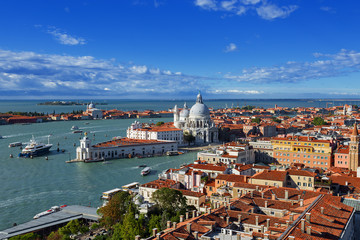 Fototapeta na wymiar widok z lotu ptaka Wenecja. Włochy.