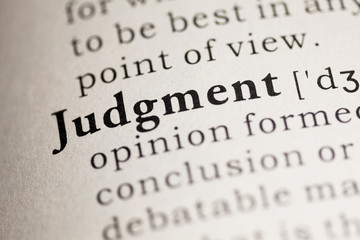 Judgment