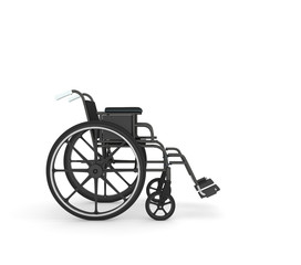 Fototapeta na wymiar Wheelchair Isolated on White Background
